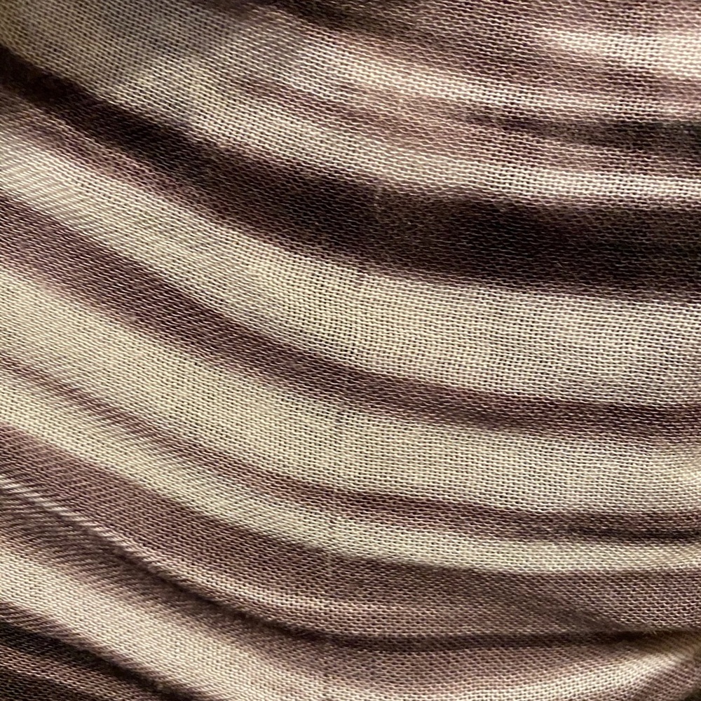 CALVIN KLEIN Black and Gray Watercolor Scarf/Wrap - Picture 7 of 8